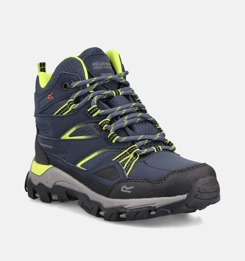 Regatta HolcombeIII Bt Jnr Chaussures de randonn&eacute;e en Bleu pour gar&ccedil;ons (361304) - pour semelles orthop&eacute;diques
