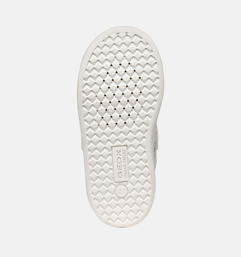 Geox Eclyper Witte Babyschoentjes voor meisjes (351926) - geschikt voor steunzolen