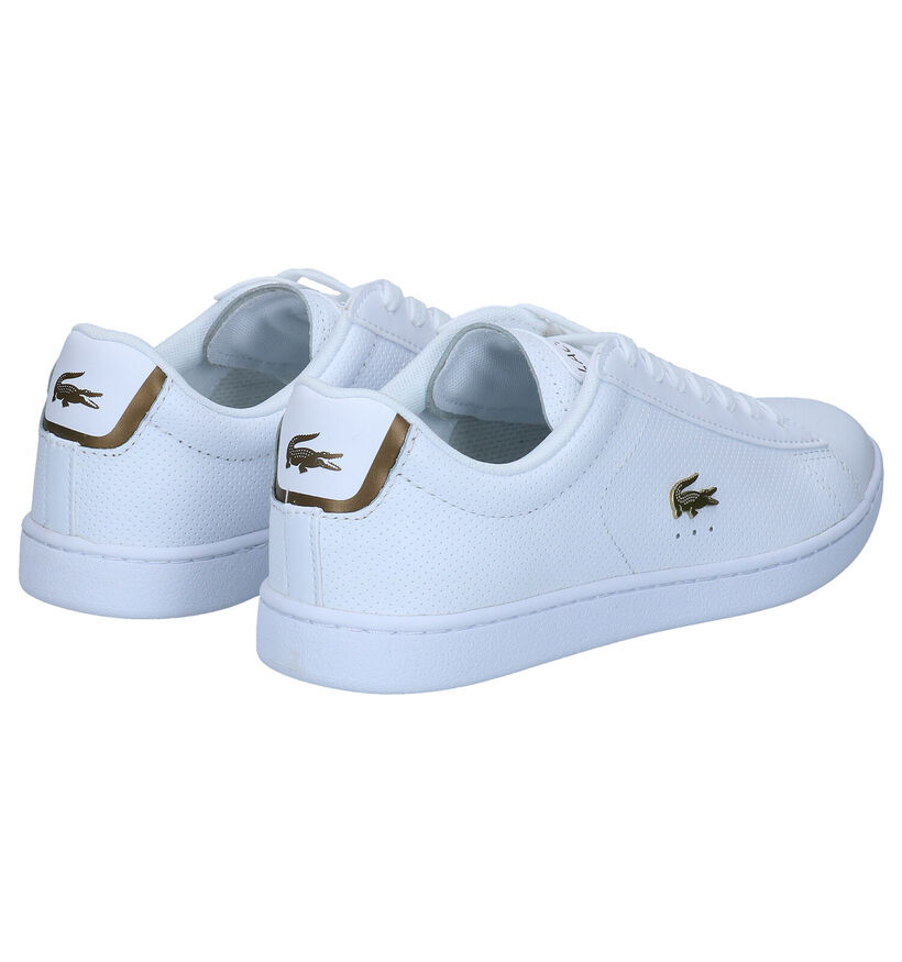 Lacoste Carnaby Evo Baskets en Blanc en cuir (277669)