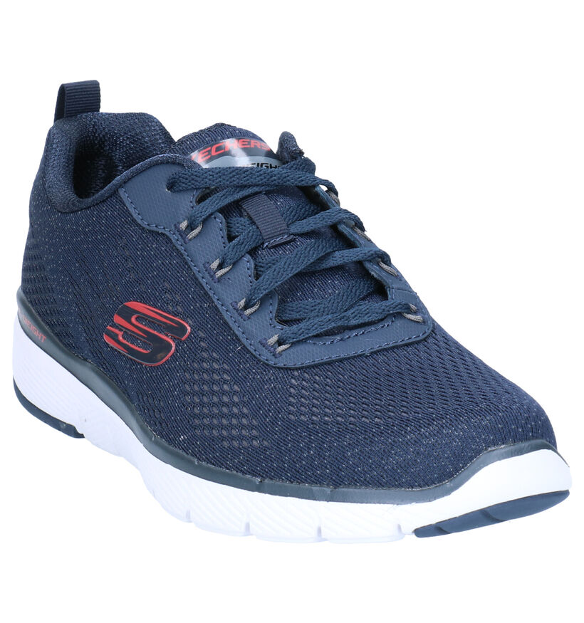 Skechers Flex Advantage Baskets en Noir en textile (287107)