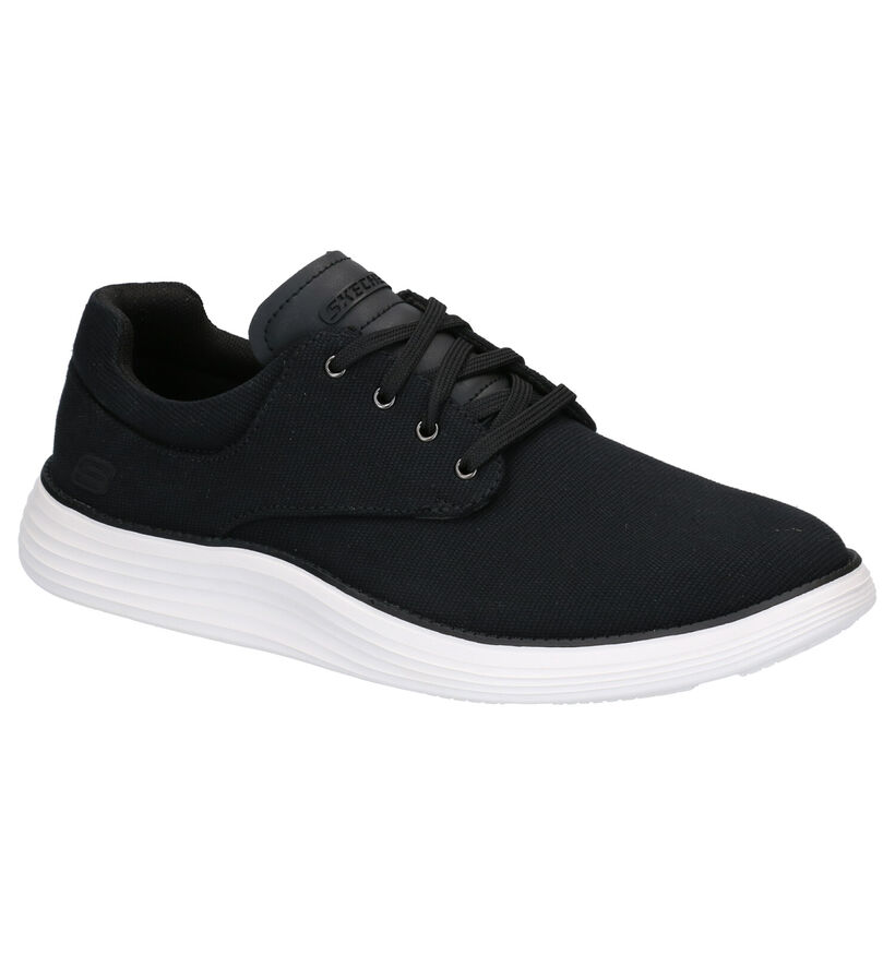 Skechers Status 2.0 Chaussures à lacets en Noir en textile (272799)