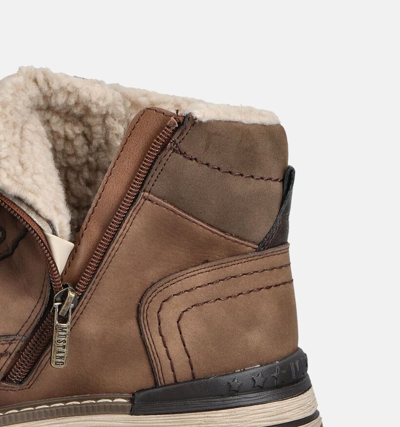 Mustang Bruine Veterboots voor heren (364215)