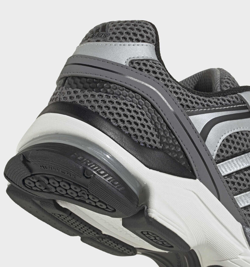 adidas Spiritain 2000 Baskets basses en Noir/Argent pour hommes (372952) - pour semelles orthop&eacute;diques