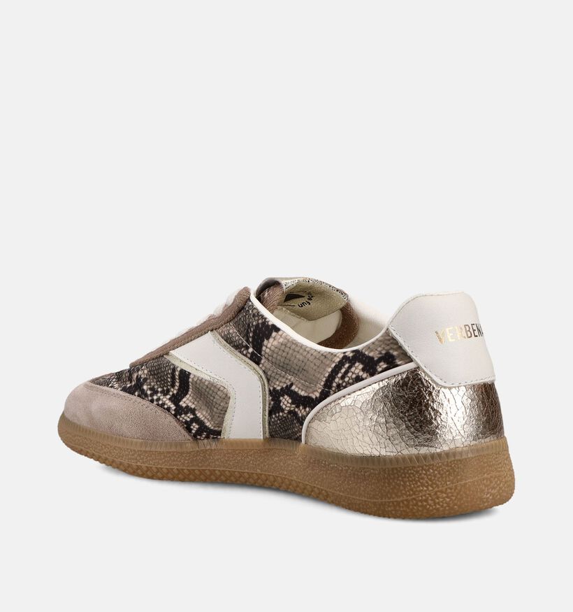 Verbenas Sound Senia Baskets casual en Taupe pour femmes (370174) - pour semelles orthop&eacute;diques