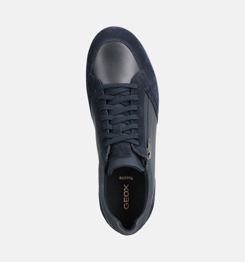 Geox Chaussures plates en Bleu pour hommes (360106) - pour semelles orthopédiques