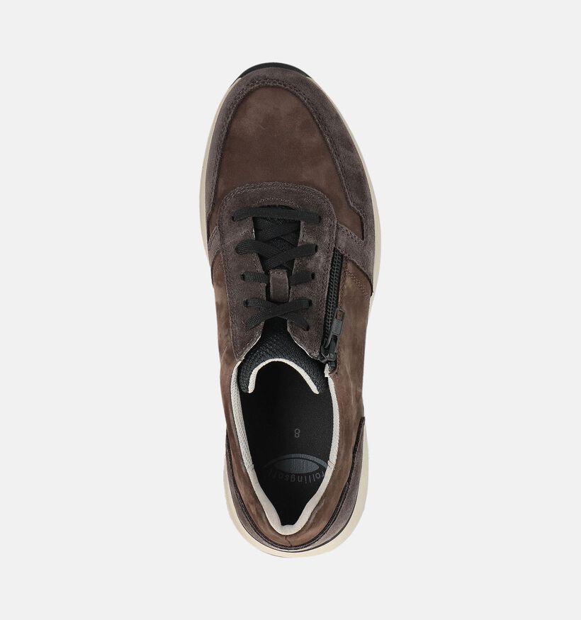 Pius Gabor Bruine Rits-Veterschoenen voor heren (363670) - geschikt voor steunzolen