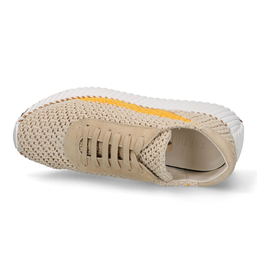 March23 Meghan Beige Sneakers voor dames (321716) - geschikt voor steunzolen