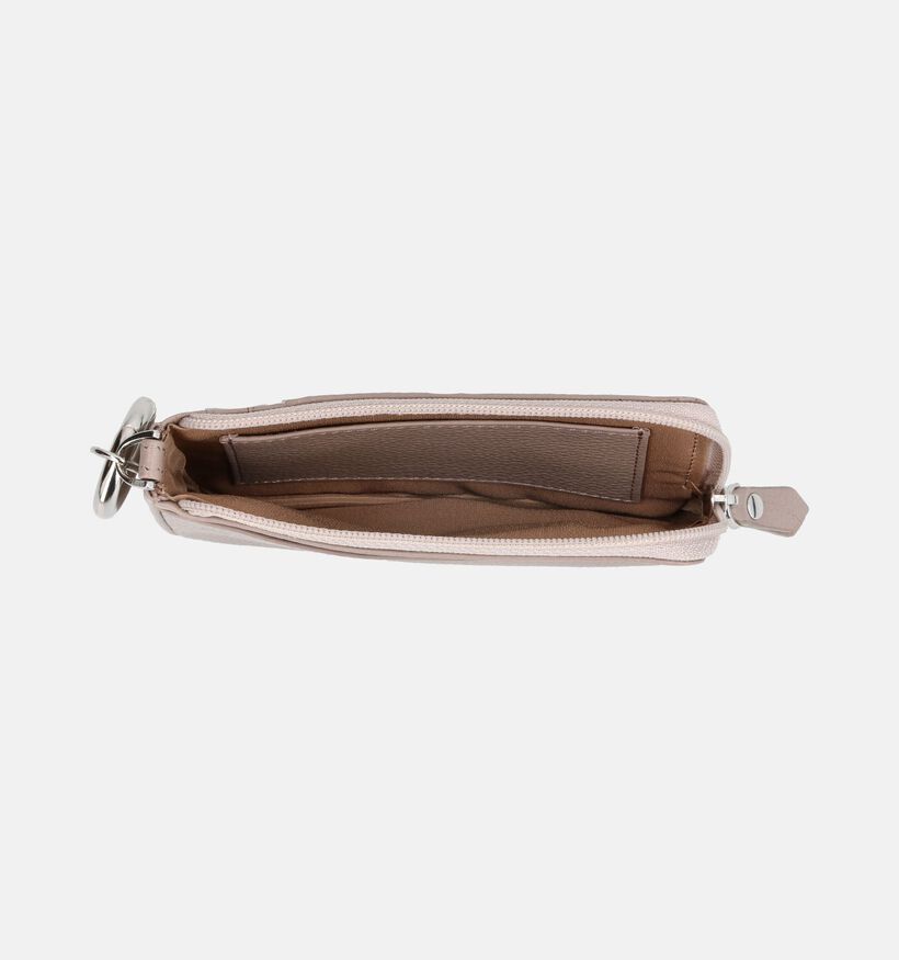 Euro-Leather Taupe Portemonnee voor dames (381382)