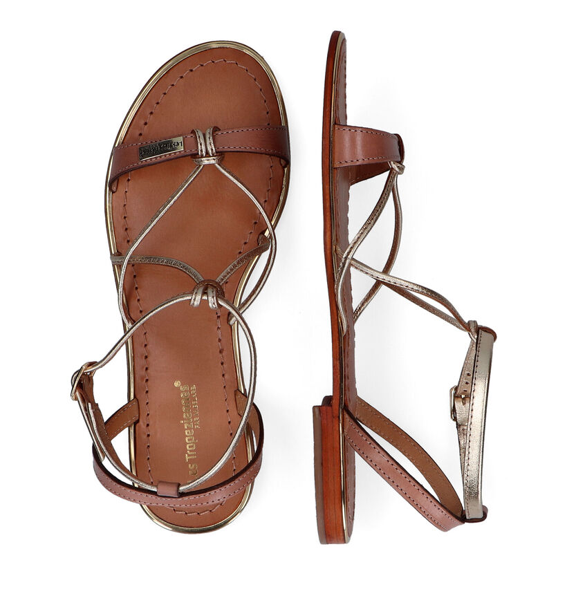 Les Tropeziennes Hirondel Beige/Gouden Sandalen voor dames (308561)