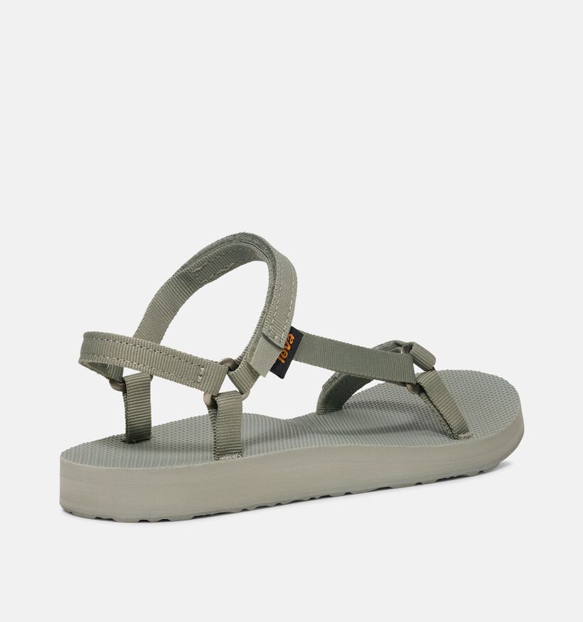 Teva Original Universal Slim Sandales en Vert pour femmes (380229)