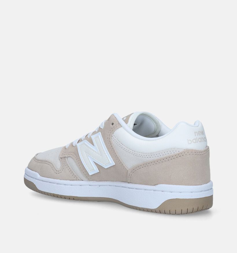 New Balance BB 480 Beige Sneakers voor dames (334590) - geschikt voor steunzolen