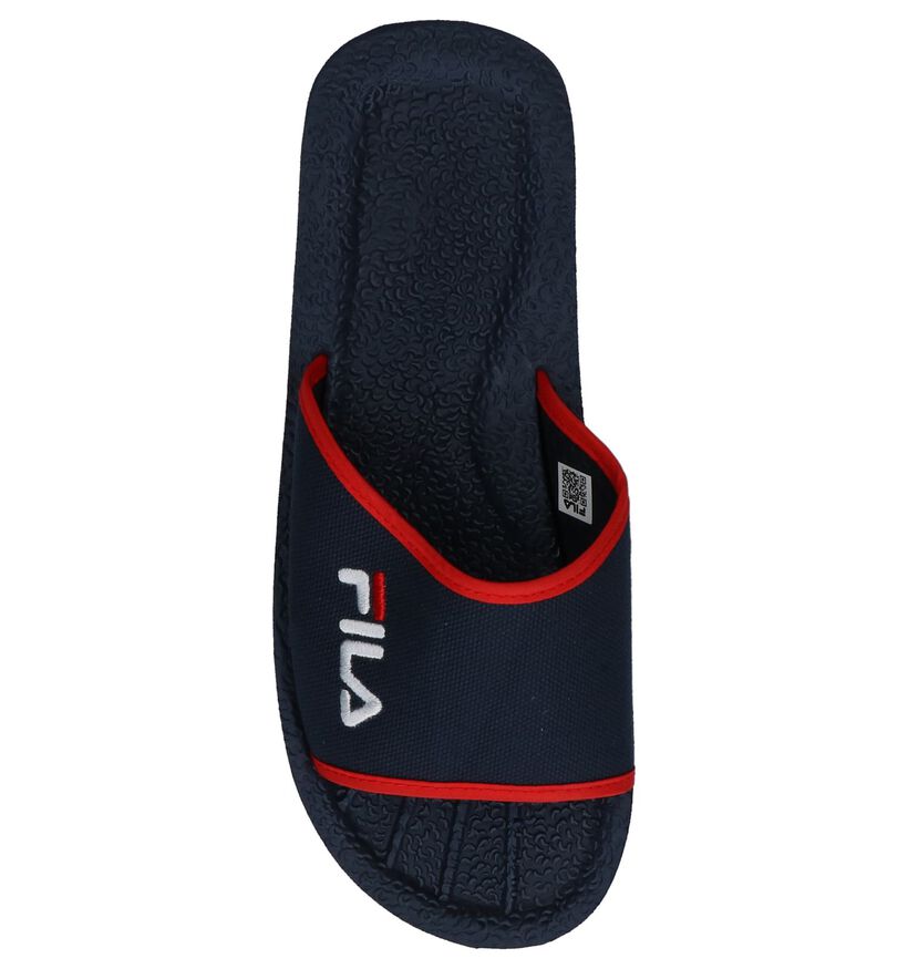 Donker Blauwe Fila Tomaia Slippers, , pdp