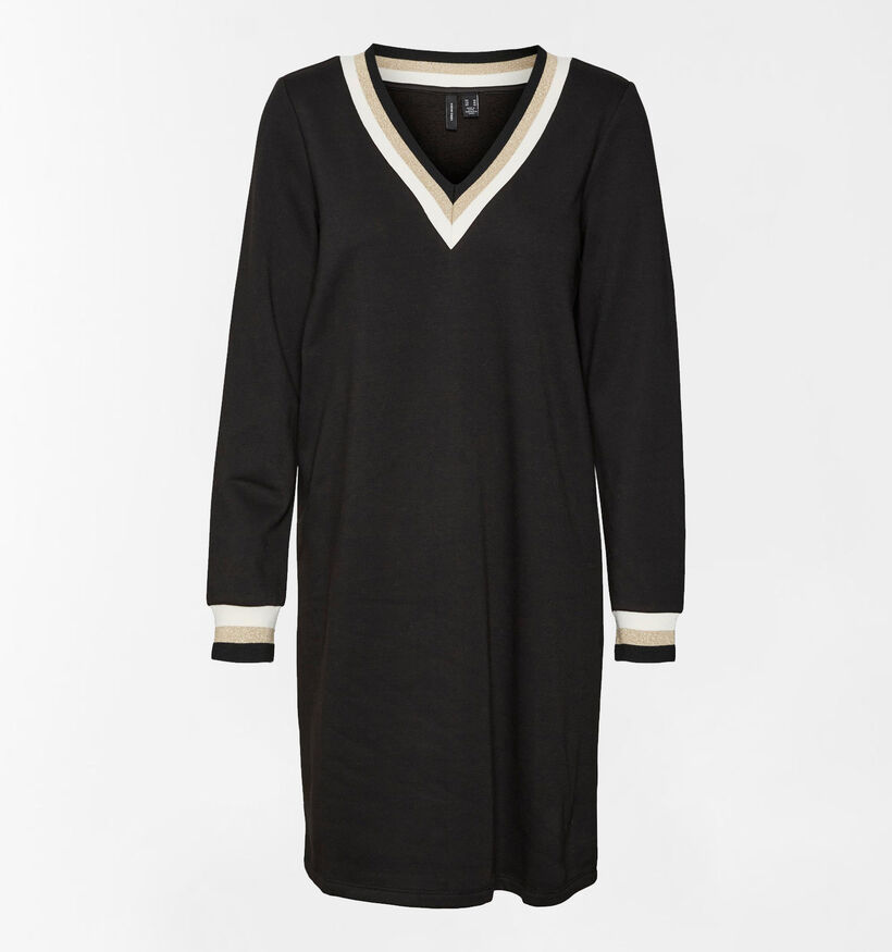 Vero Moda Nina Sweat Robe en Noir (318602)