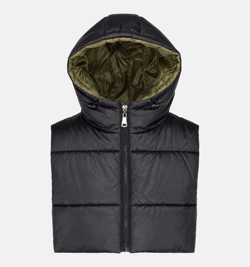 Deeluxe Original Andriva Manteau court en Noir/Vert pour femmes, hommes (382286)