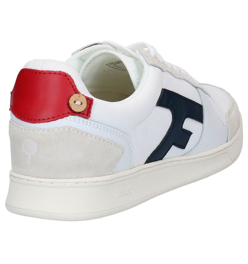 Faguo Hazel Witte Sneakers in stof (281083)