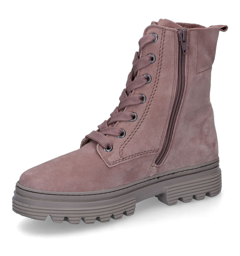 Gabor OptiFit Bottines en Rose en daim (316914)