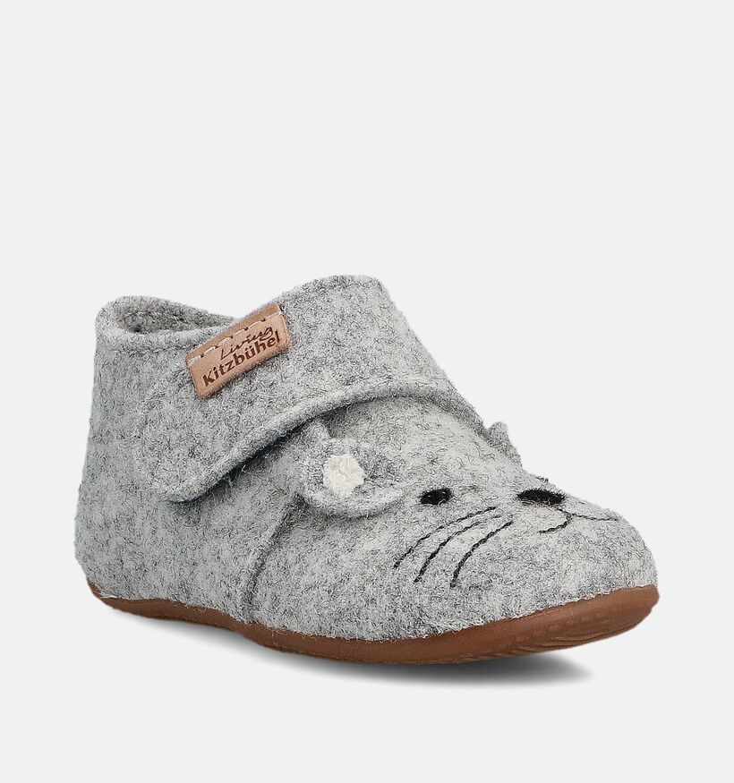 Living Kitzbühel Pantoufles fermées en Gris pour filles (365714)