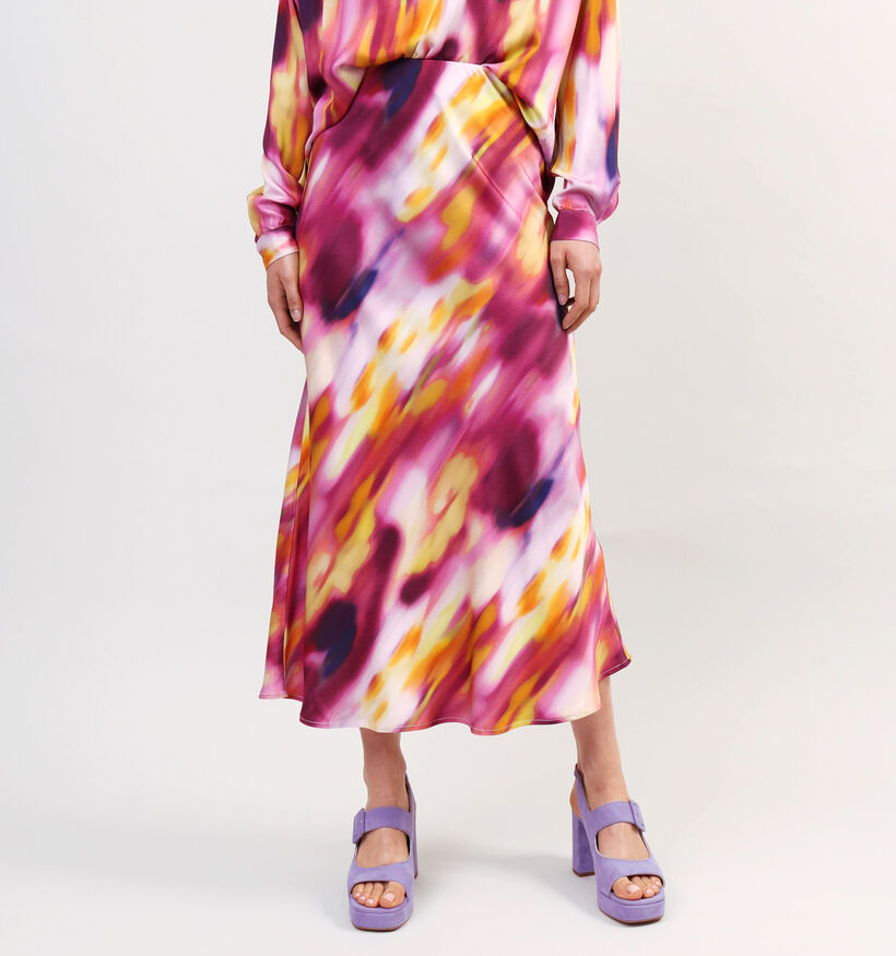 Minus Lucinda Bordeaux Midi Rok voor dames (354545)