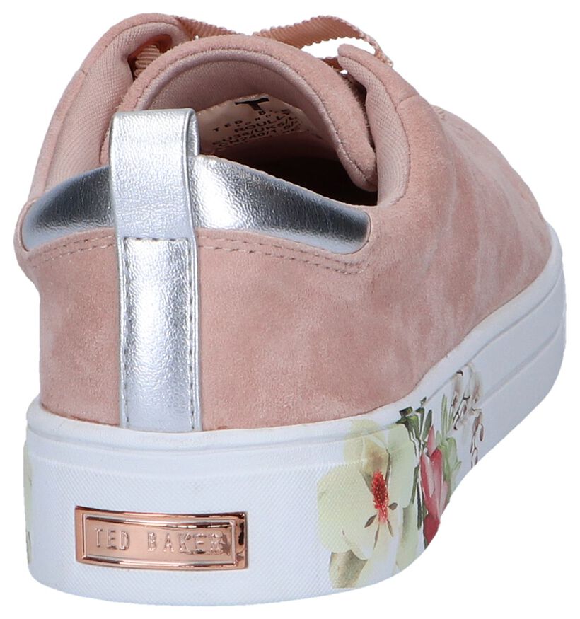 Roze Sneakers Ted Baker Roully in daim (249077)
