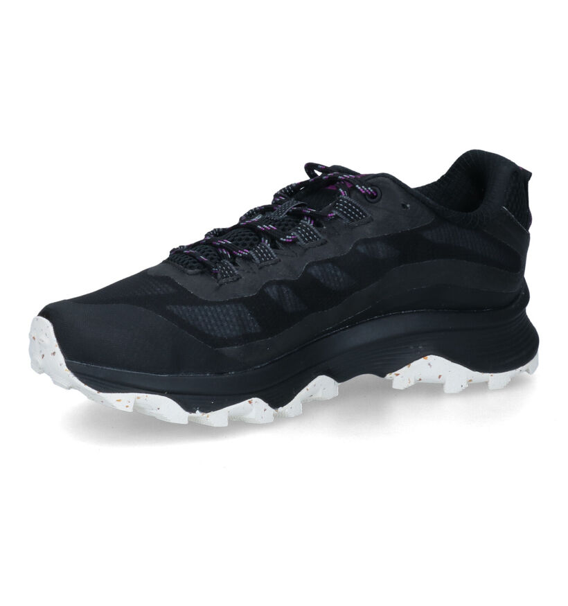 Merrell Moab Speed GTX Chaussures de Randonneé en Noir pour femmes (310226) - pour semelles orthopédiques