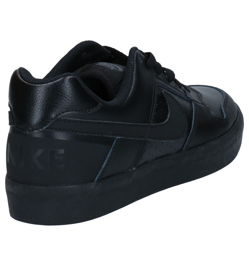 Nike SB Delta Force Vulc Zwarte Sneakers in kunstleer (266545)