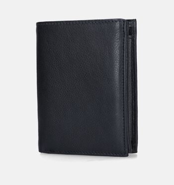 Euro-Leather Portemonnees Zwart