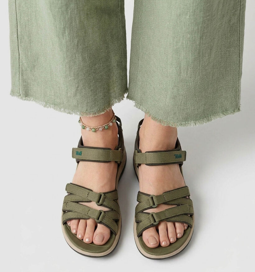 Teva Tirra Sport Olijfgroene Sandalen voor dames (370879)
