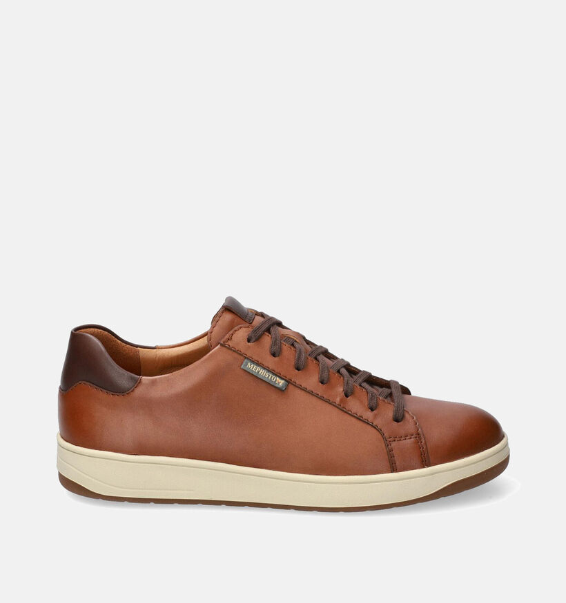Mephisto Hasko Randy Chaussures à lacets en Cognac pour hommes (354626) - pour semelles orthopédiques