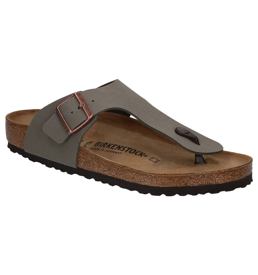 Birkenstock Ramses Zwarte Teenslippers voor heren (322799)