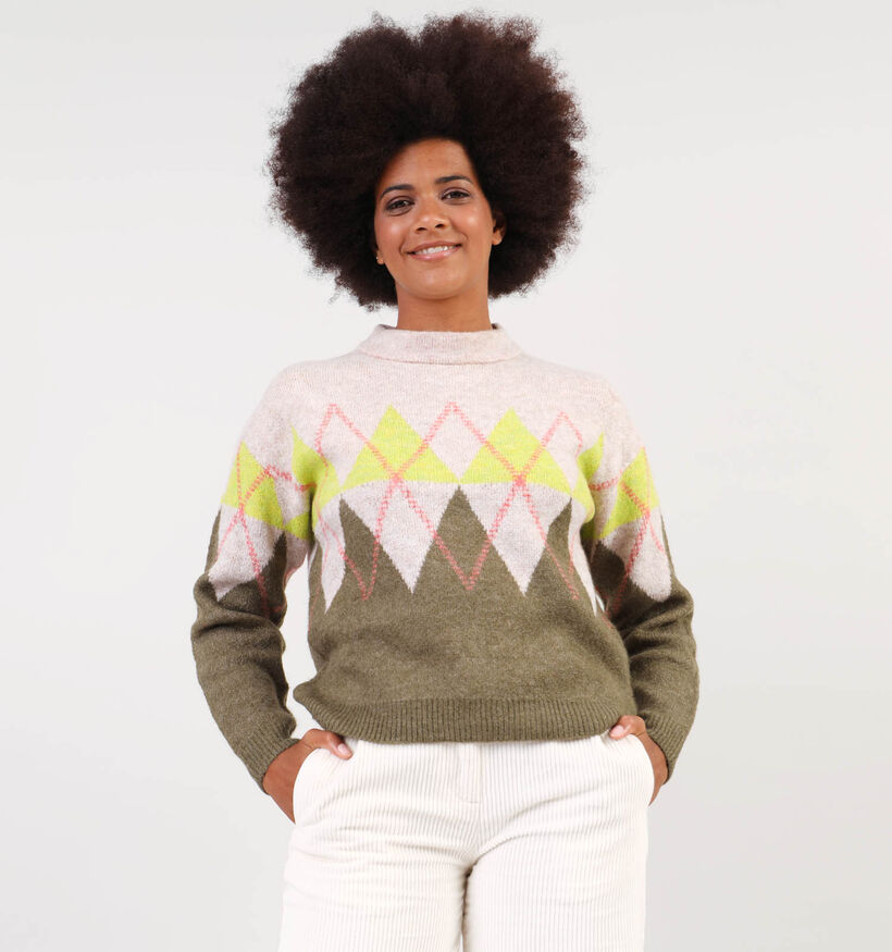 JDY Aria Groene Gebreide trui voor dames (346425)