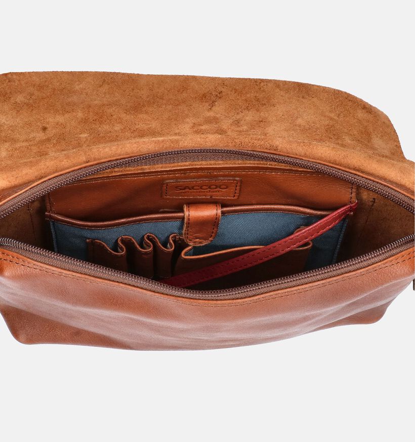 Saccoo Minas Cognac Crossbody tas voor dames (358331)