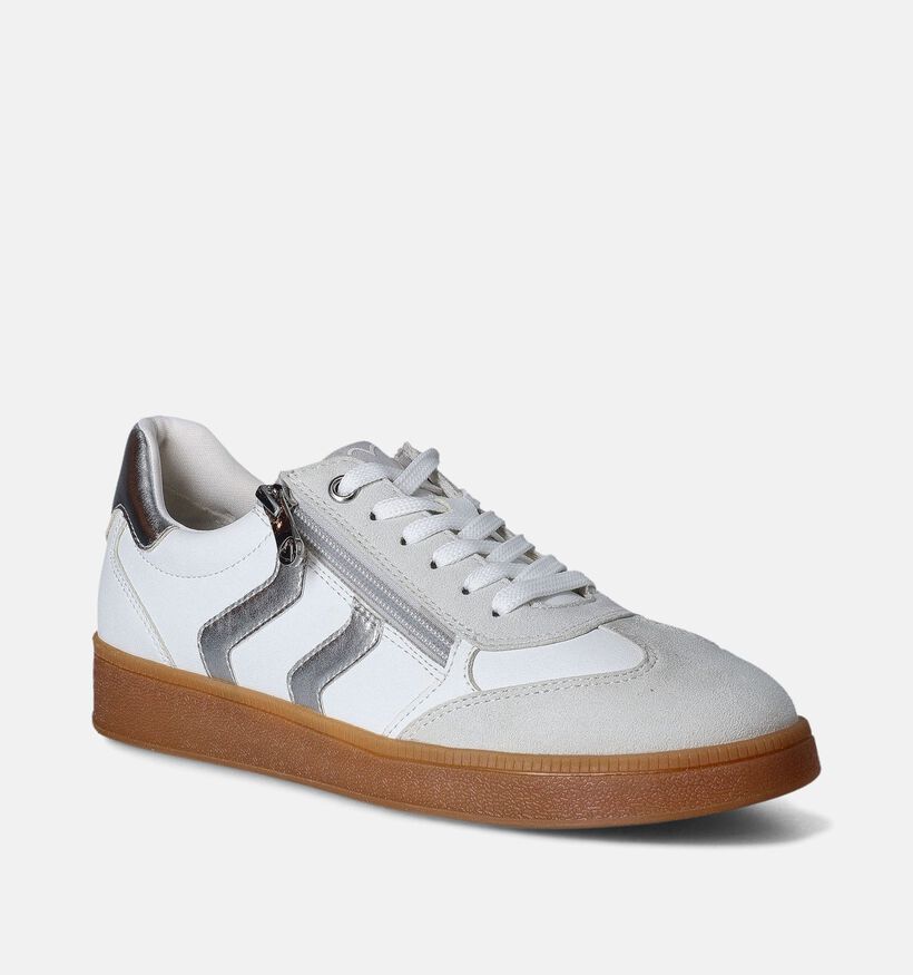 Marco Tozzi Baskets casual en Blanc pour femmes (353200) - pour semelles orthopédiques