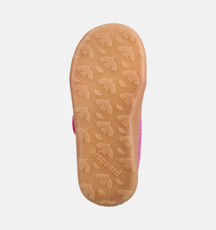 Bisgaard Pantoufles en Rose pour filles (381023) - pour semelles orthop&eacute;diques