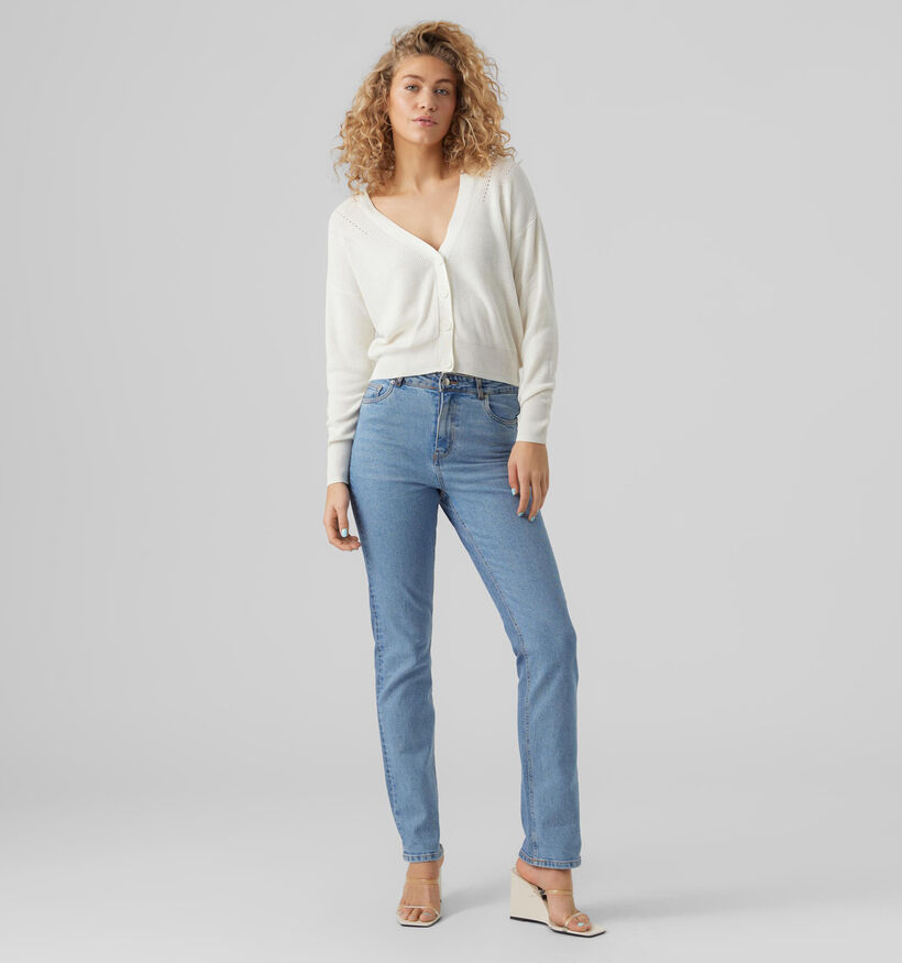Vero Moda Newlexsun Cardigan en Blanc pour femmes (323885)