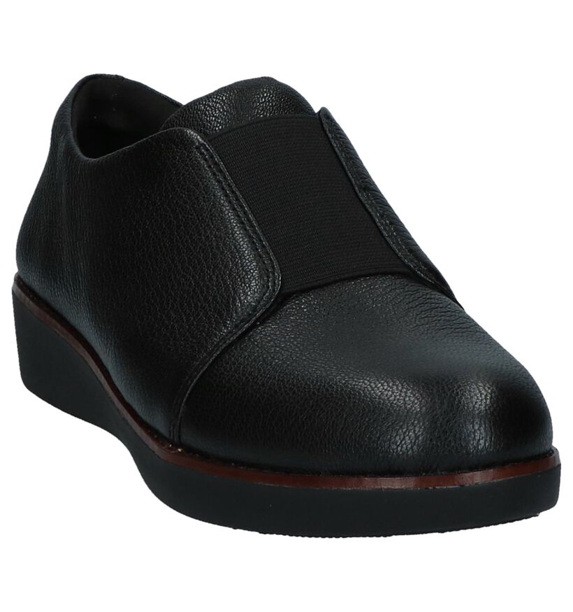 FitFlop Chaussures slip-on en Noir en cuir (225577)