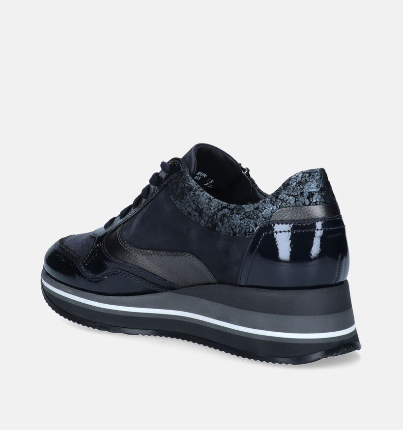 Mephisto Olimpia Baskets en Bleu pour femmes (346083) - pour semelles orthopédiques