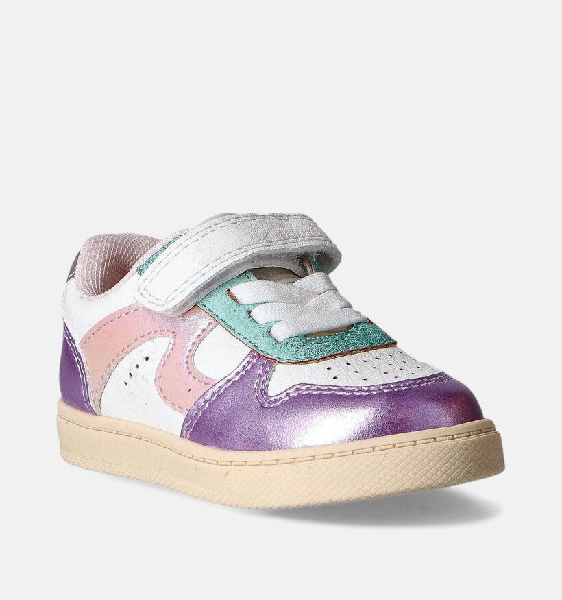 Milo & Mila Witte Sneakers voor meisjes (354176) - geschikt voor steunzolen