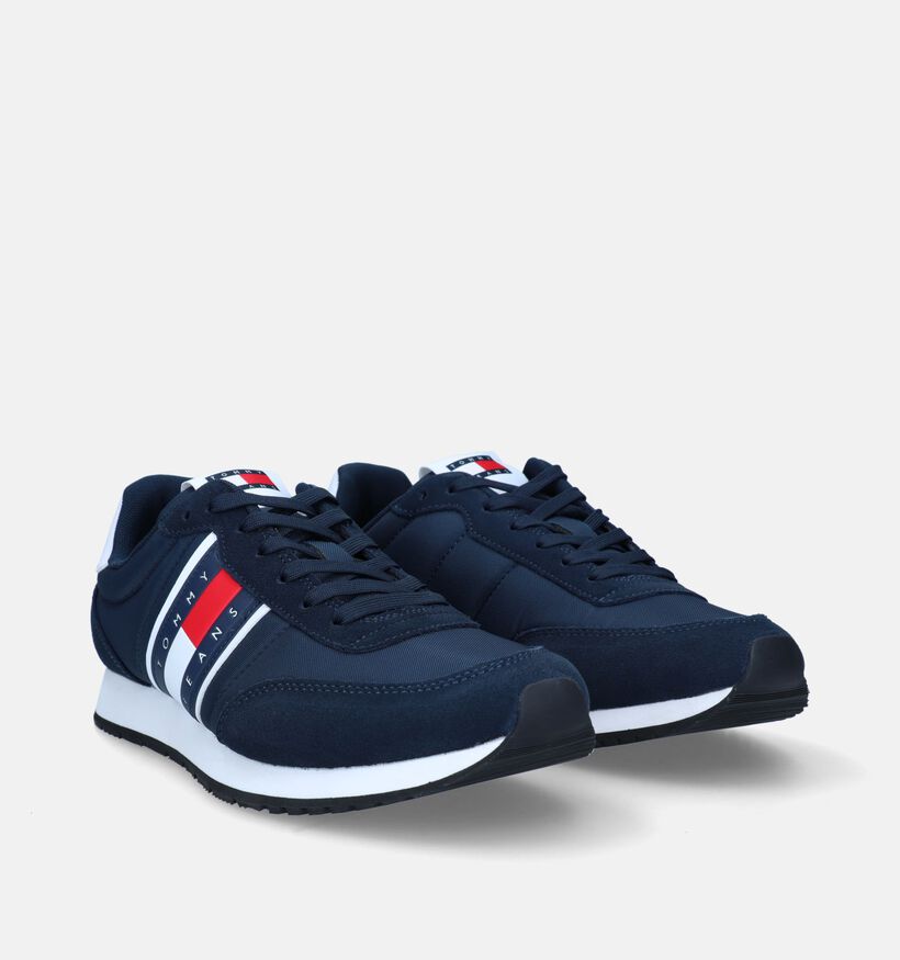Tommy Hilfiger TJM Runner Casual Ess Blauwe Sneakers voor heren (334092) - geschikt voor steunzolen