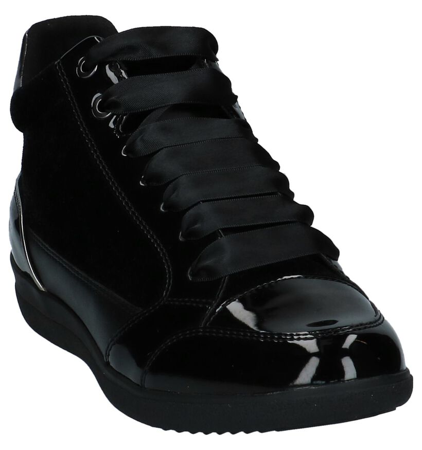 Geox Baskets hautes en Noir en simili cuir (223751)
