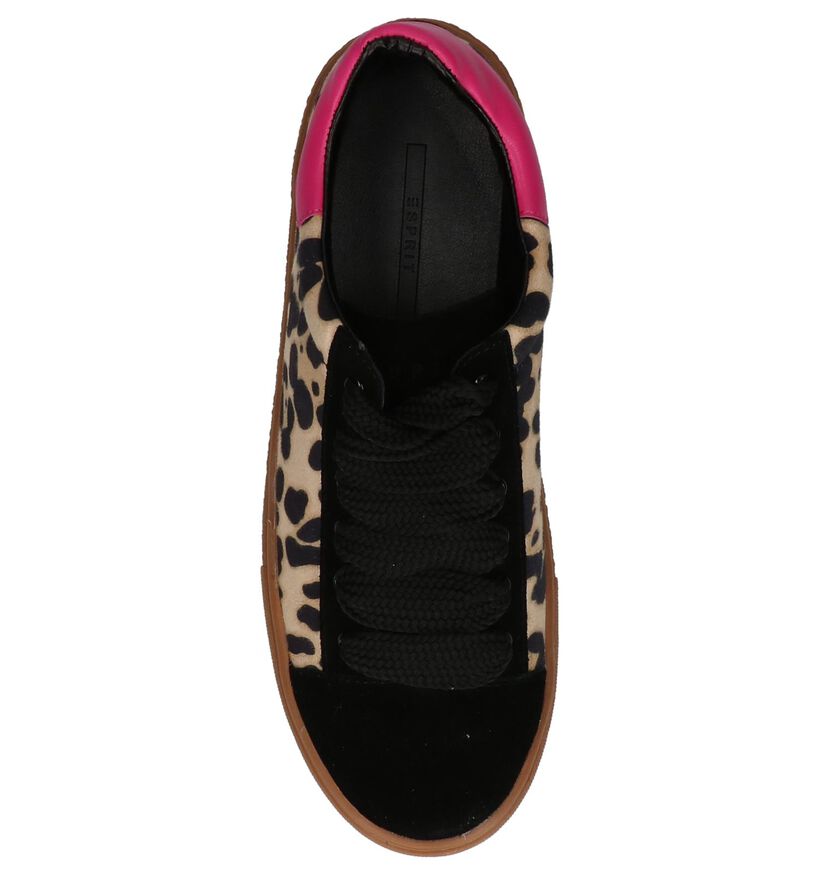 Multicolor Sneakers Esprit met Luipaardprint in stof (213126)