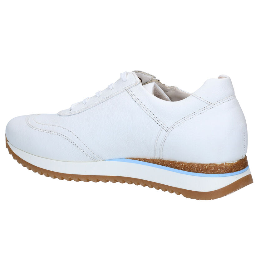 Gabor OptiFit Chaussures à lacets en Blanc en cuir (287767)