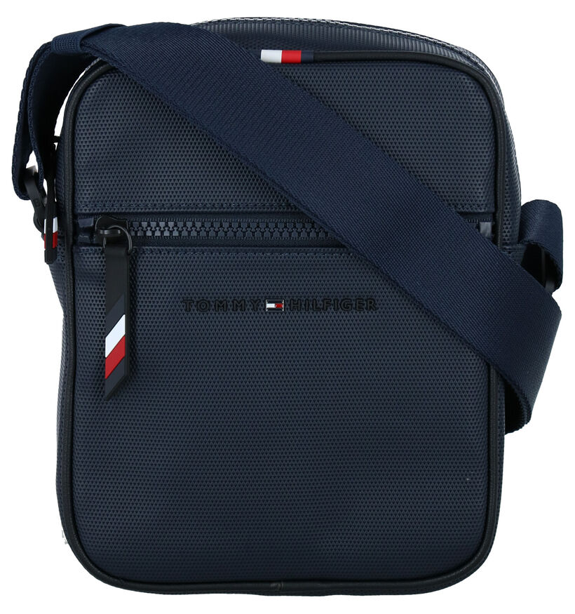 Tommy Hilfiger Essential Blauwe Crossbody Tas in kunstleer (281092)