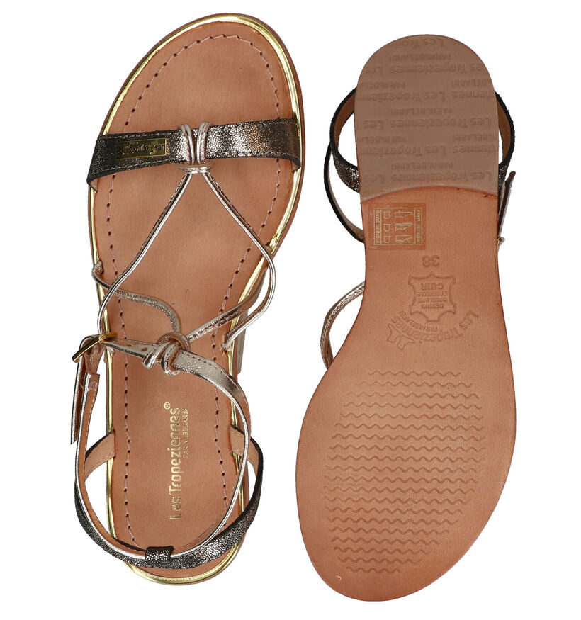 Les Tropeziennes Hirondel Gouden Sandalen voor dames (341409)