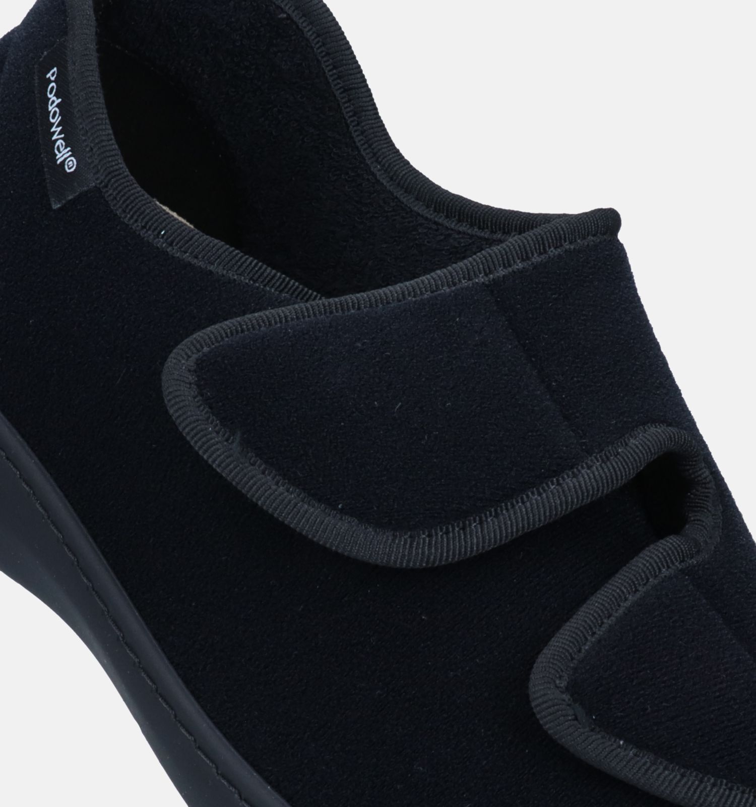 Podowell Athos Zwarte Orthopedische Pantoffels Dames Pantoffels Lage schoenen Online op TORFS.BE