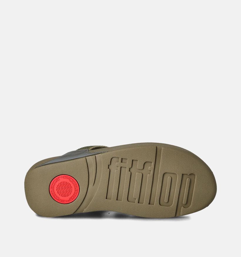 FitFlop Lulu Toepost Tongs en Vert pour femmes (353823)