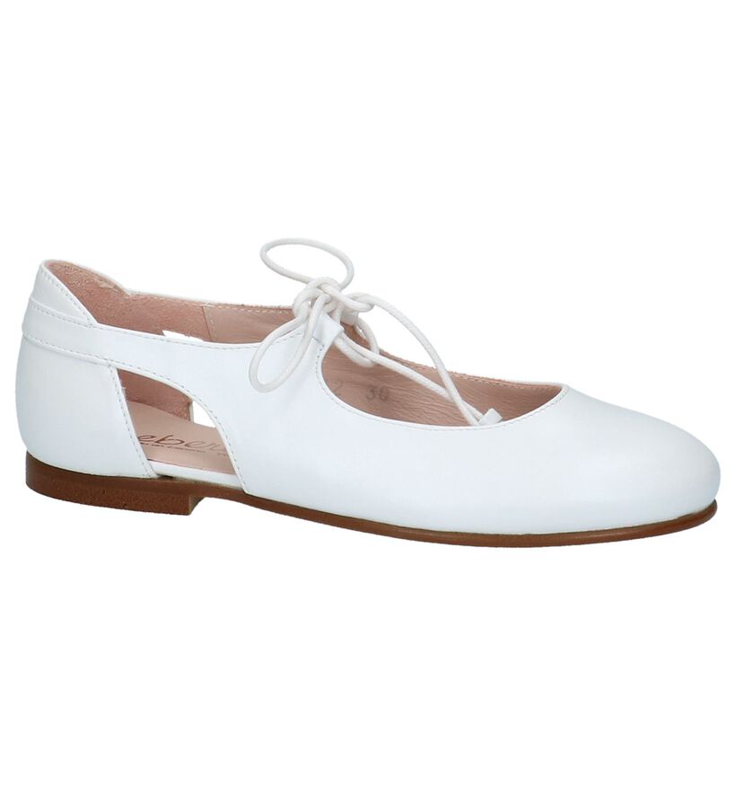 Beberlis Ballerines en Blanc en cuir (215985)