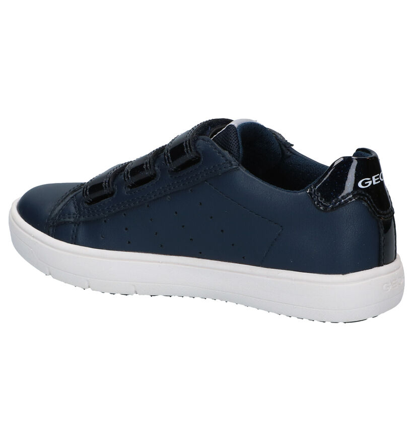 Geox Silenex Chaussures à velcro en Bleu en simili cuir (286922)