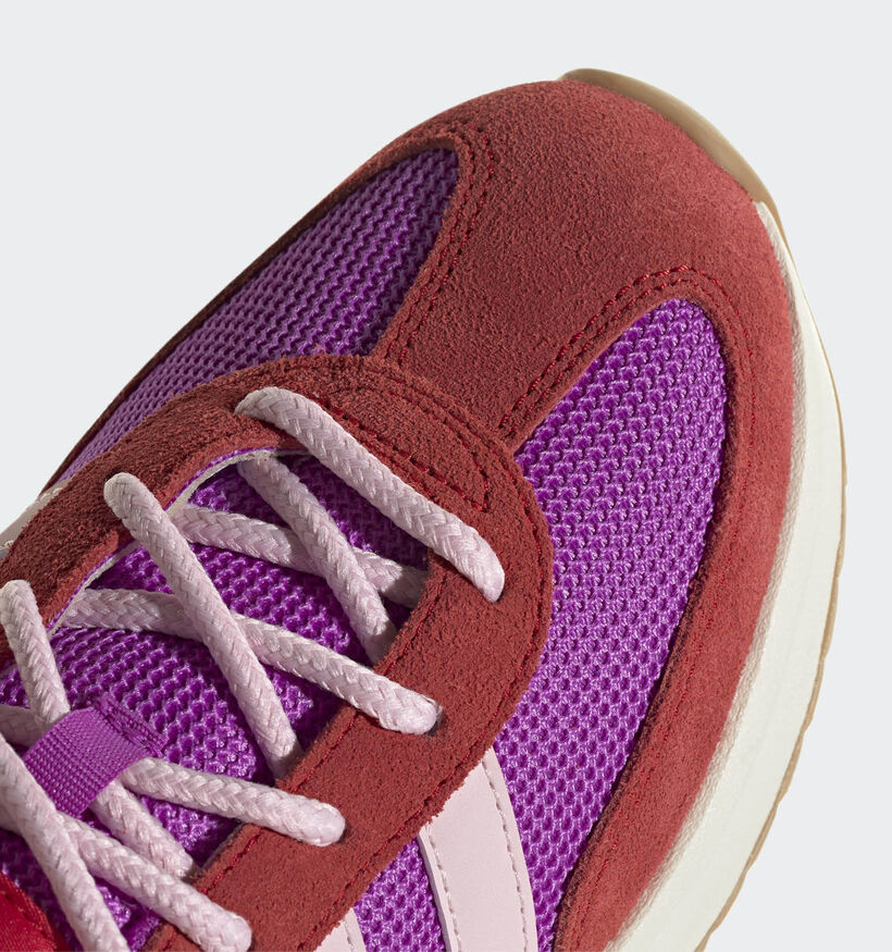 adidas Run 70s 2.0 Baskets en Violet/Rouge pour femmes (359447) - pour semelles orthopédiques