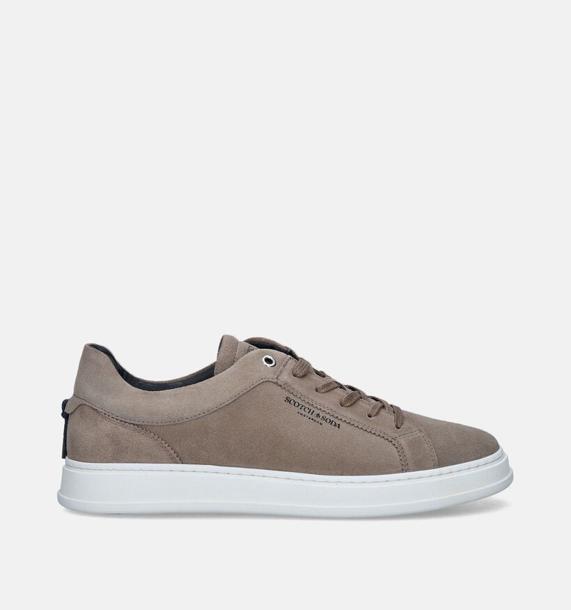 Scotch & Soda Versa Beige Veterschoenen voor heren (345463) - geschikt voor steunzolen
