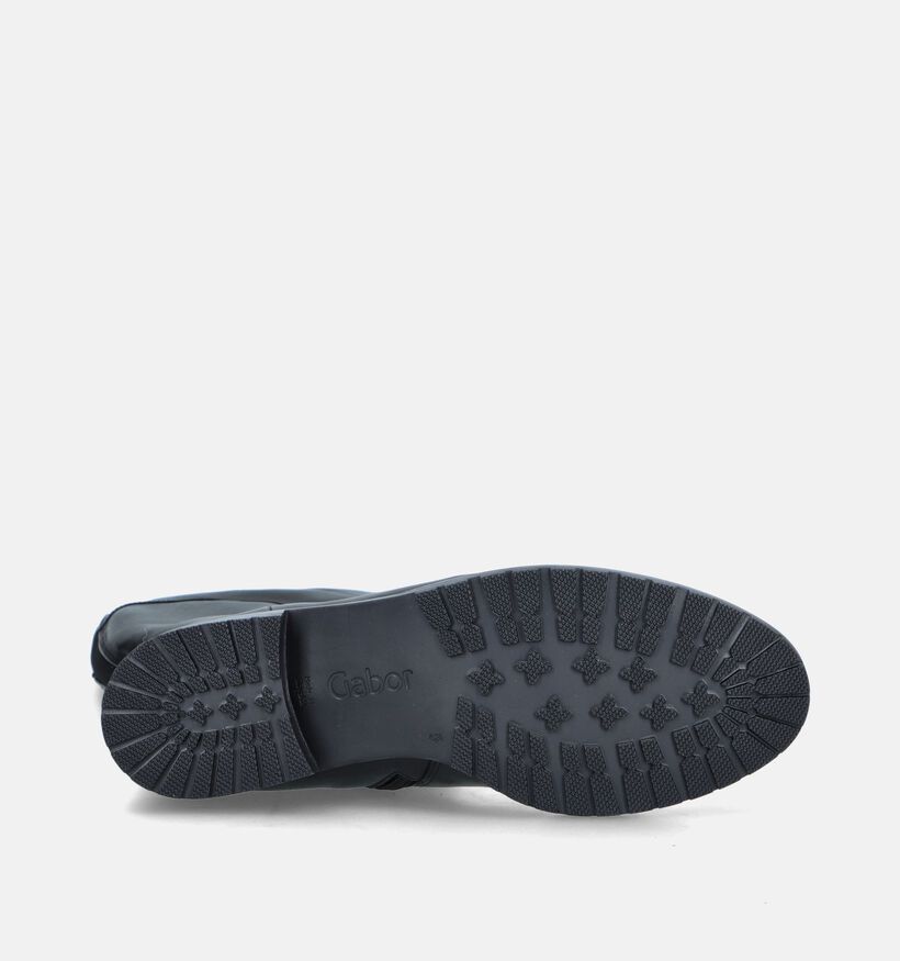 Gabor OptiFit Bottes avec tige large en Noir pour femmes (347059) - pour semelles orthopédiques